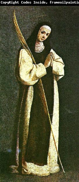Francisco de Zurbaran martyred hieronymite nun